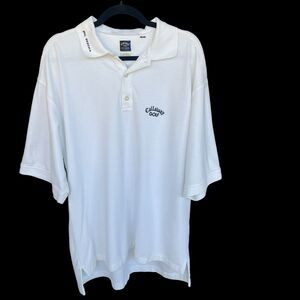Callaway Polo Shirt Mens XXL 2X Golf Pique Big Bertha Activewear Logo Cotton